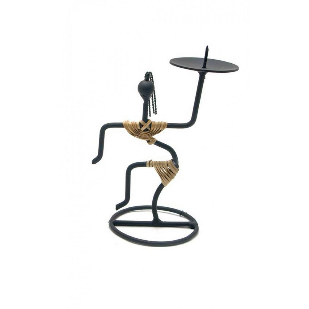 Свічник металевий Африканці Київ - фото 1