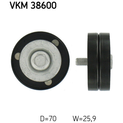 Ролик натягувача ременя SKF VKM 38600 Вінниця - фото 1