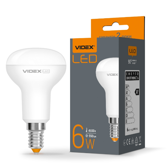Лампа R50e 6W E14 4100К 220V LED Videx Житомир - изображение 1