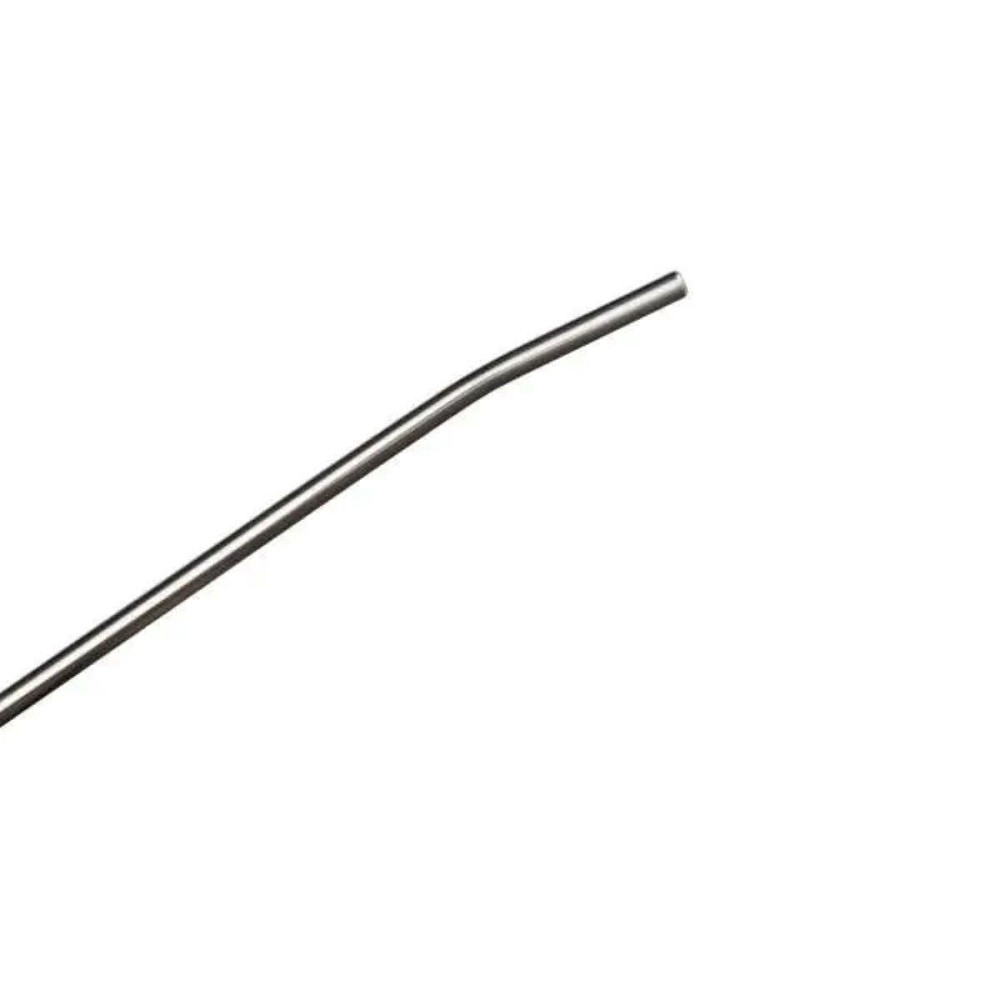 Набір багаторазових ложок-трубочок 6 шт для напоїв 22 см зі щіткою для миття з нержавіючої сталі Сірий HP-20-19 Київ - фото 3