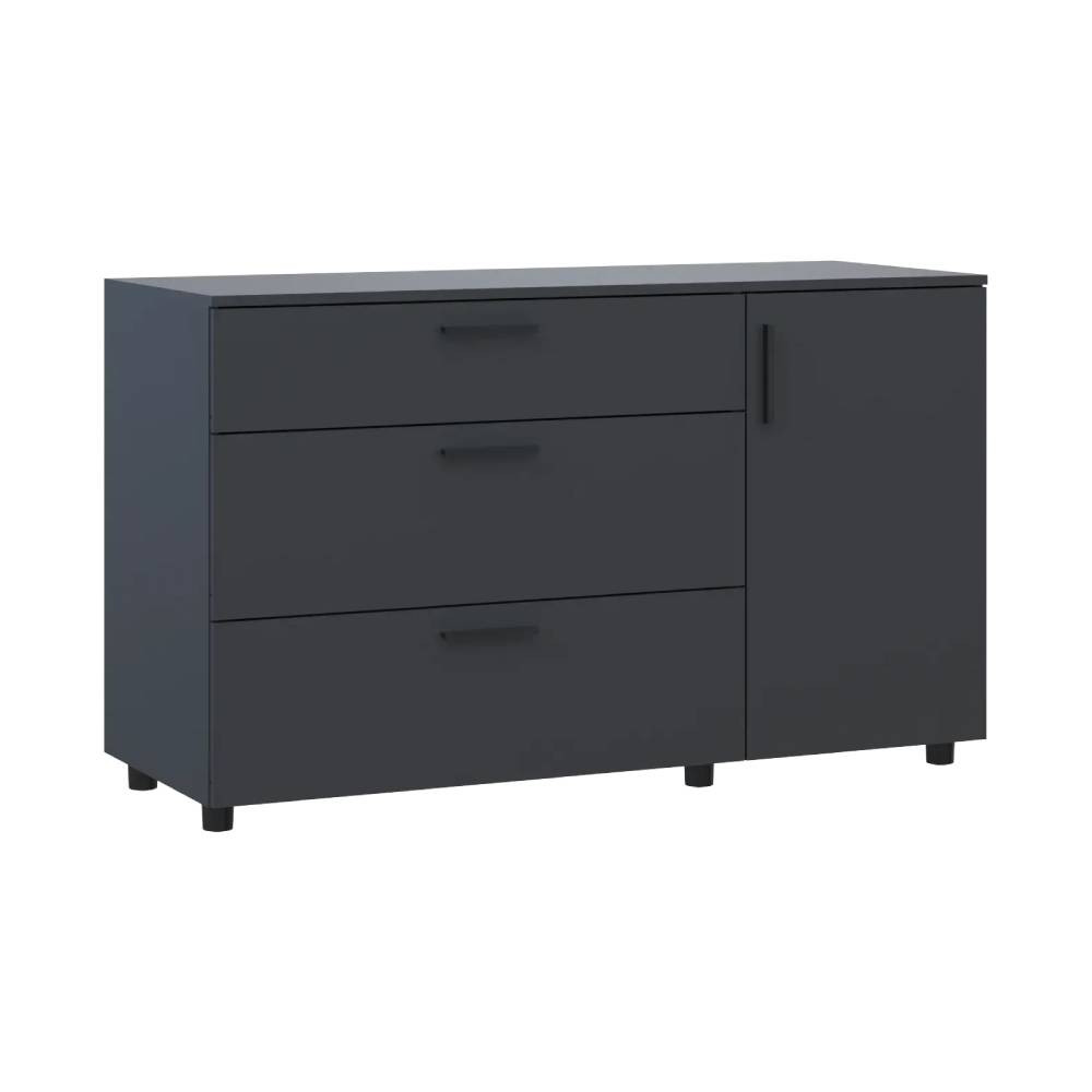 Комод Doros Торн Антрацит 3Ш/1Д 135х51.6х80 (DRS-012103) Львов - изображение 6