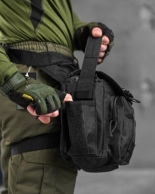 Сумка стегна Silver Knight black (229) ВТ6753 Одеса - фото 8