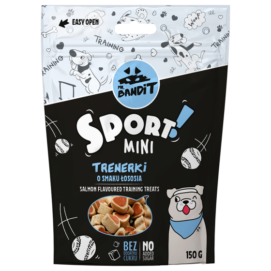 Тренувальні ласощі для собак Містер Бандіт Mr.Bandit Спорт Міні ласощі зі смаком лосося для собак, 150 г Вінниця