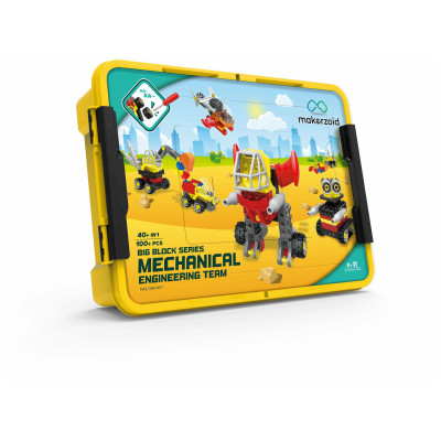 Конструктор Makerzoid Big Building Blocks-Mechanical Engineering Team (MKZ-OBK-MET) Вінниця - фото 2