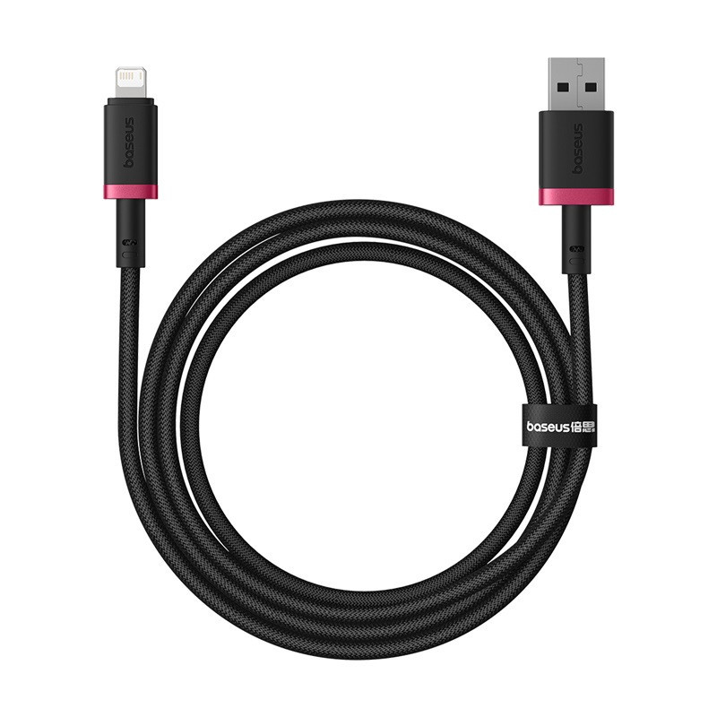 Кабель Baseus Dura Series Fast Charging Cable USB to iP 2.4A 1m Red+Black Одеса - фото 1