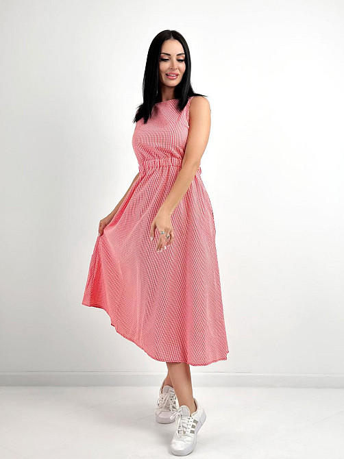 Довга літня сукня "Айріс" оптом | Норма и батал | Розпродаж моделі Київ - фото 7