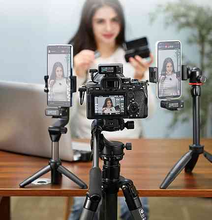 Мікрофон подвійний бездротовий / рекордер з ШІ шумозаглушенням для телефону камери Type-C BOYAMIC 2-01 SBR Київ