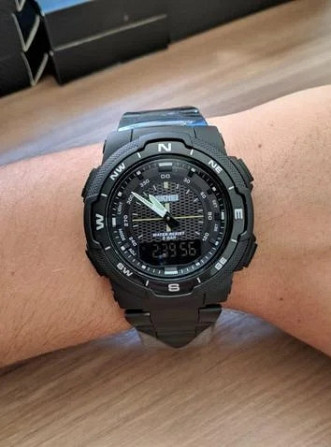 Чоловічий наручний годинник Skmei Marshal Black VIP Вінниця - фото 7