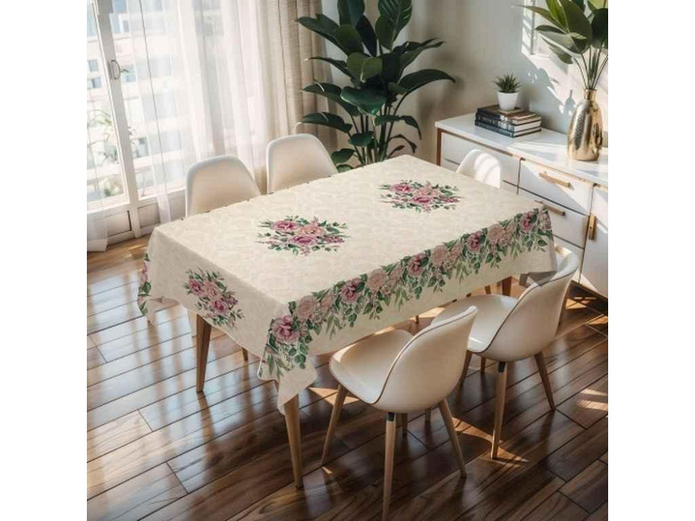 Клеенка 2-х слойная на тканевой основе 1,37м х 20м Provence PW195-R1477-1-2 ТМ DARIANA Киев - изображение 1