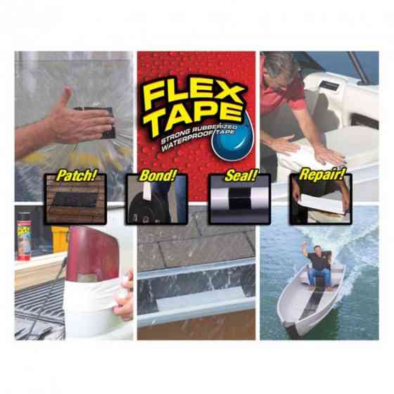 Водонепроницаемая изоляционная сверхпрочная скотч-лента Flex Tape 10 см SL-64 Львов