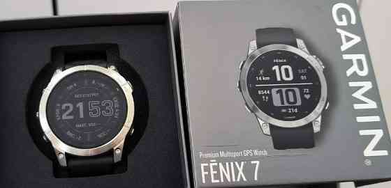 Смарт -Часы ТОП Garmin Fenix 7 Silver . Карты Украинская Мова! NFC Киев