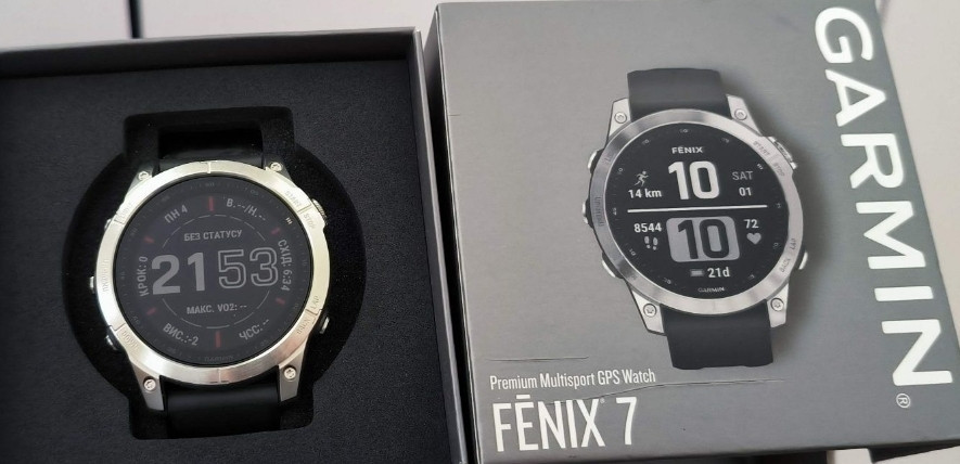 Смарт -Часы ТОП Garmin Fenix 7 Silver . Карты Украинская Мова! NFC Киев - изображение 6