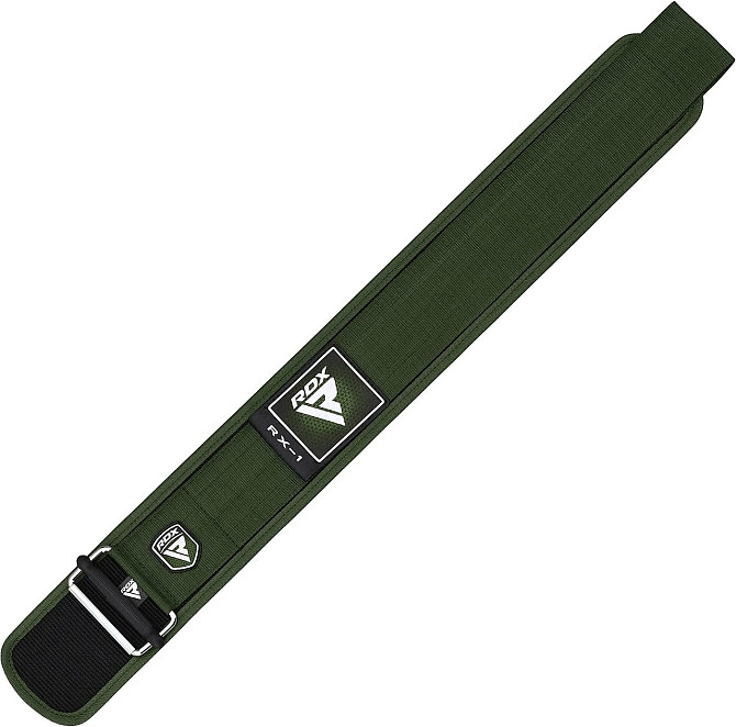 Пояс для важкої атлетики RDX RX1 Weight Lifting Belt Army Green L Каменское - изображение 7
