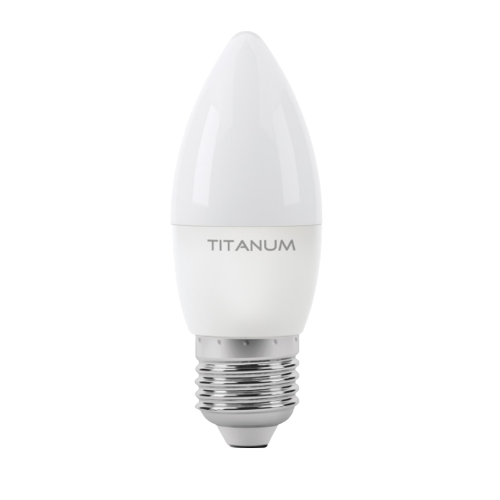 Лампа LED C37 6W E27 4100К 220V Titanum Житомир