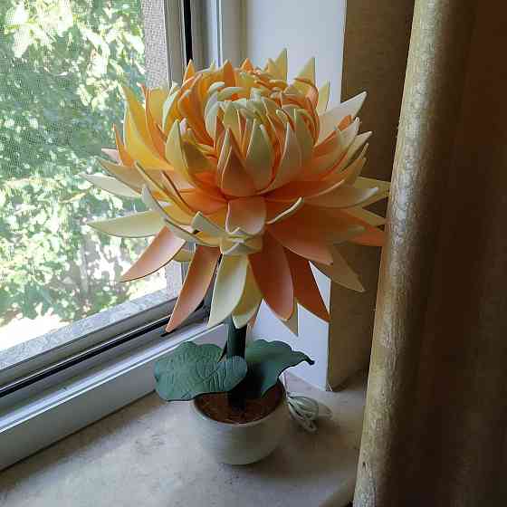 Світильник-нічник "Помаранчевий лотос" Дніпро