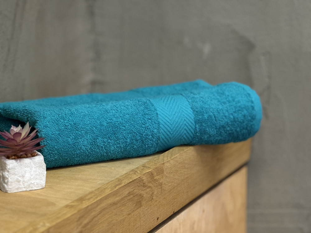 Ecotton Рушник Ecotton 50х80 см махровий бірюзового кольору Коломия - фото 2