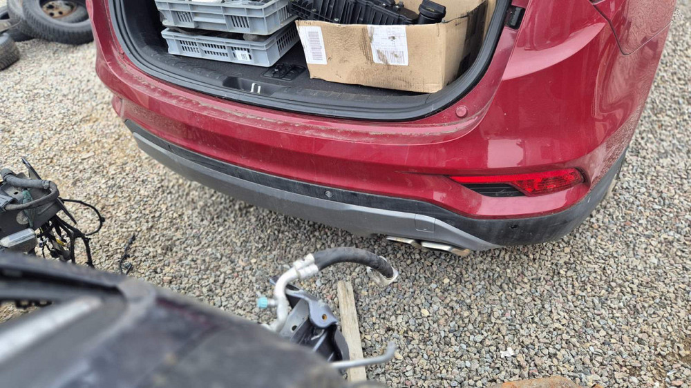 Hyundai Santa Fe 2013-2018 Задній бампер у зборі Київ - фото 1