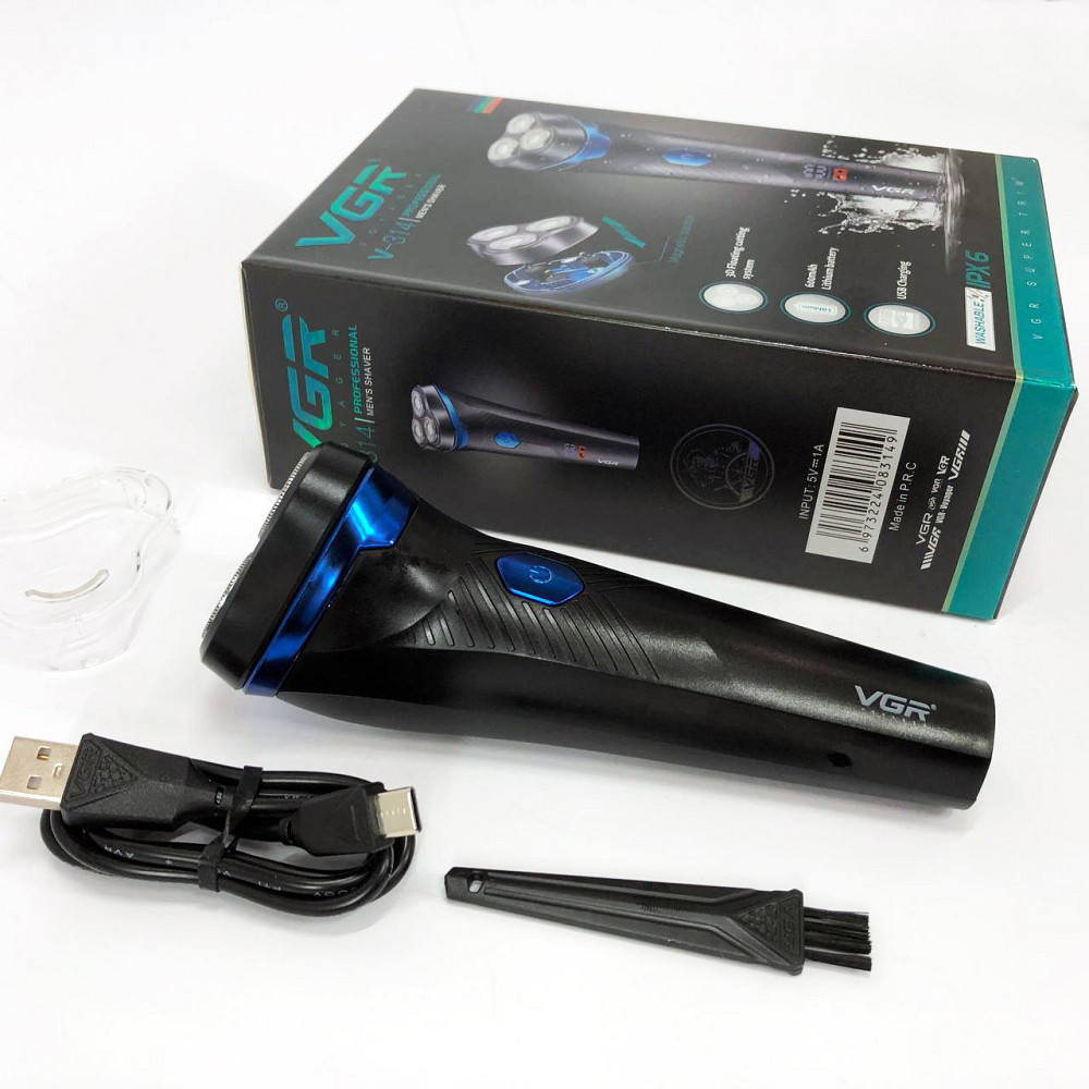 Електронна бритва для бороди VGR V-314, Хороші електричні бритви для гоління, Хороша бритва портативна AE-82 Львів - фото 4