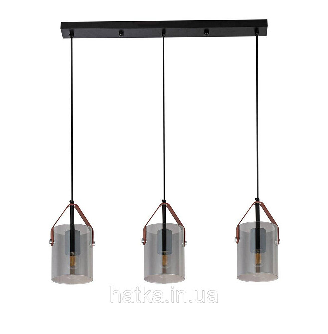 Підвісна люстра в стилі лофт G 321030/3L Matte Black Київ - фото 2