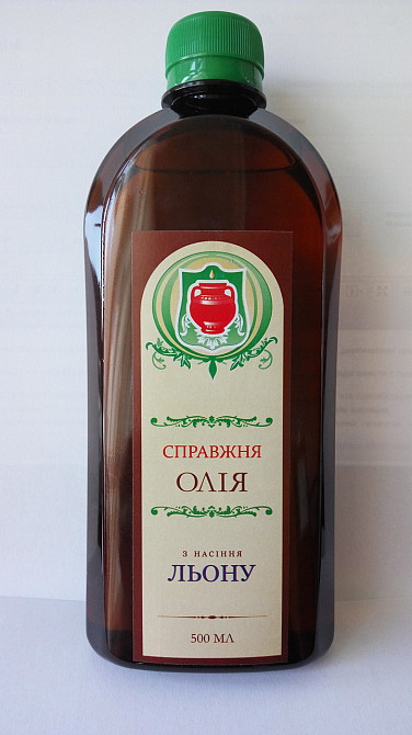 Масло льняное Украинское 500мл Киев - изображение 1