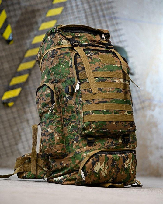 Рюкзак тактичний 50 л Darvall pixel green ПП4629 Одеса - фото 3