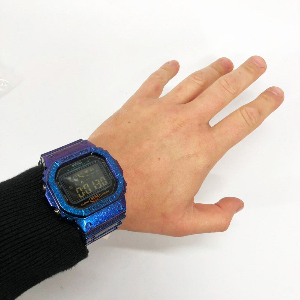 Спортивні годинники чоловічі водонепроникні SKMEI 1629GTPL, Годинники спортивні скмей VL-25 Івано-Франківськ - фото 6