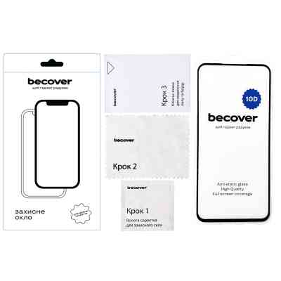 Стекло защитное BeCover Samsung Galaxy A54 5G SM-A546 10D Black (711354) Винница