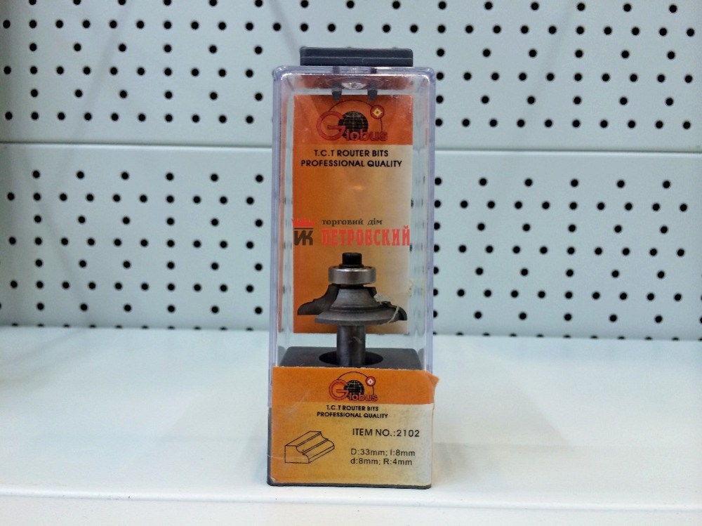 Фреза ГЛОБУС 2102 R4 кромочная калевочная Коломыя - изображение 1