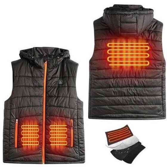 Жилет с подогревом 2E Heat Power Plus Black с капюшоном, L Киев