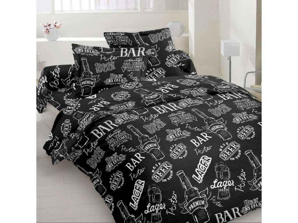 Комплект постільної білизни 2-х сп (2 нав.70х70) 401269 БЯЗЬ GOLD LUX ТМ TIMETOSLEEP Київ - фото 1