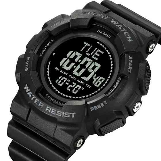Skmei 2077BK Black+Compass Киев