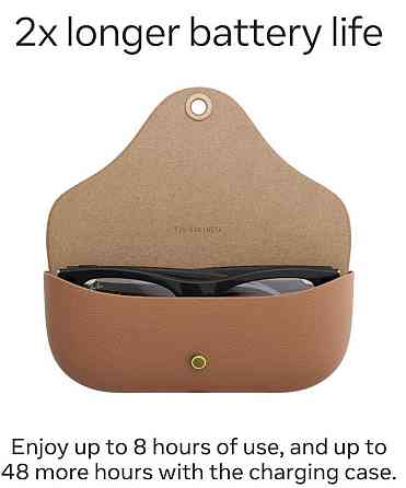 Розумні окуляри Ray-Ban Meta Gen 2 Wayfarer Matte Black/Clear 1 шт. NEW! Харків