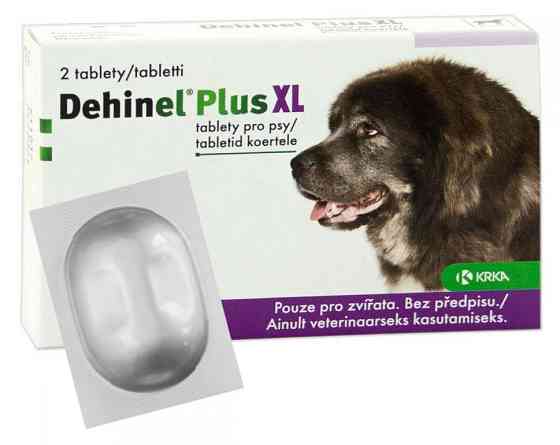 Dehinel Plus XL (Дехінел Плюс XL) від гельмінтів для великих собак (1 таблетка), KRKA (термін до 04.2027р) Вінниця