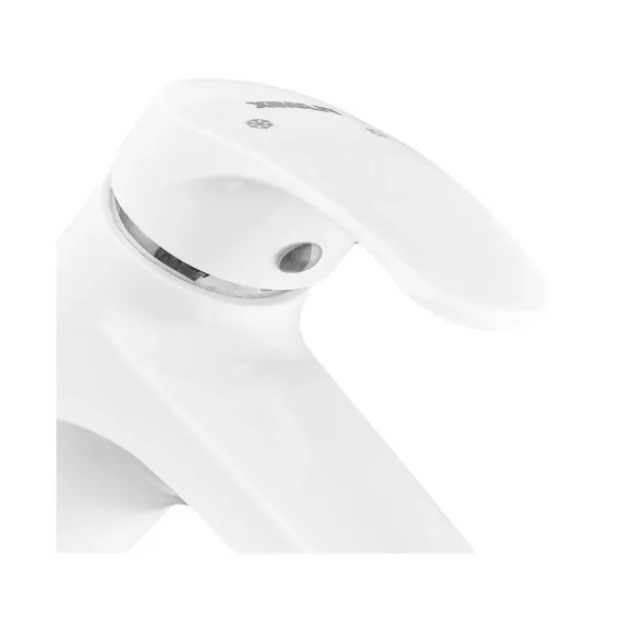 Змішувач для умивальника Plamix Fidel-001 SET White термопластик (зі шлангами) (PM0659) Чернівці