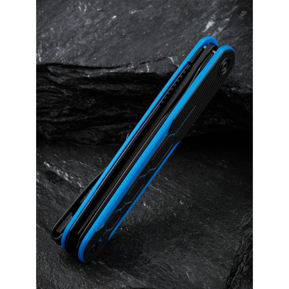 Ніж складаний кишеньковий Civivi KwaiQ , (7.6 см) Nitro-V / G10 чорно-синій Київ - фото 15