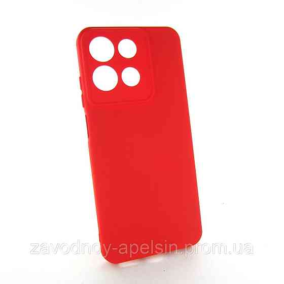 Motorola Moto G15 Силиконовый чехол Защита камеры (красный) Одесса