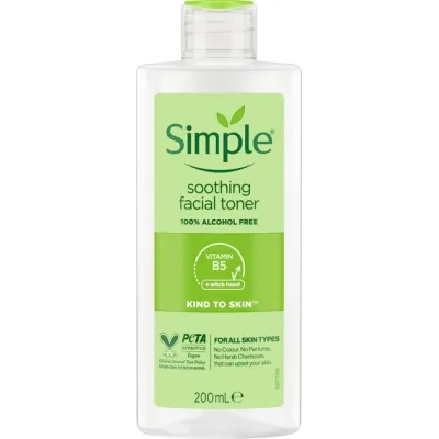 Тоник для лица Simple Soothing Facial Toner Успокаивающий 200 мл (5011451103856) Винница - изображение 1