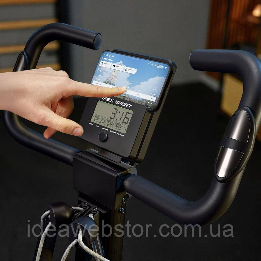 Велотренажер складаний Trex Sport TX-390XB TRIBER магнітний чорний Київ - фото 8