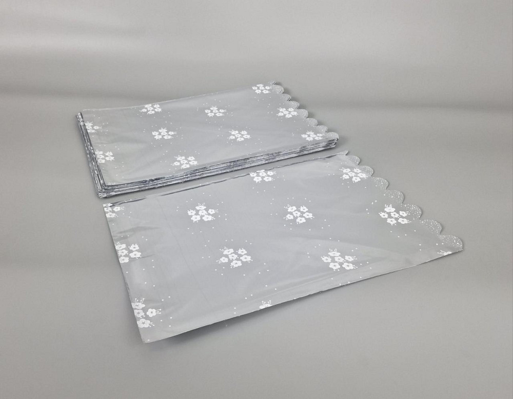 Пакет с рисунком для упаковки подарков   (25*40) №427 (6) фольгированный (ажурный) 