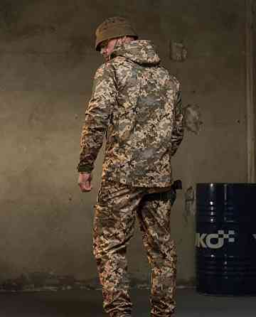 Демисезонный тактический костюм Cофтшел Softshell Rocket НП4862 (Пиксель) XXL Киев