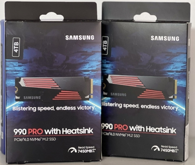 SSD Накопитель Samsung 990 PRO With Heatsink 4TB (MZ-V9P4TOCW) Київ - фото 1