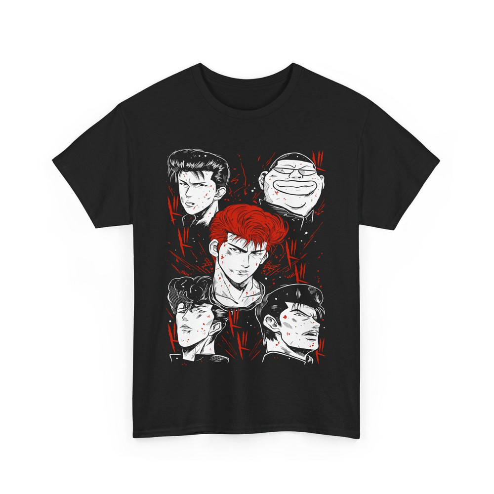 Футболка з аніме принтом Аніме Баскетбалл Слам Дунк оверсайз (S/M/L) Чорний AnimeJ0429 Дніпро - фото 4