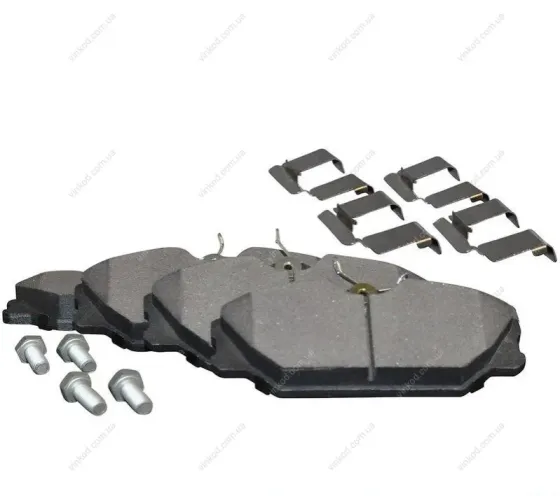 JP Group 1263601510 — Комплект гальмівних накладок, дискове гальмо (Volkswagen Passat B6, Golf V, Jetta 2005–2012) Ковель
