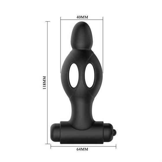 Анальна пробка - Mr.Play Silicone Vibrating Anal Plug Sex Aura Київ