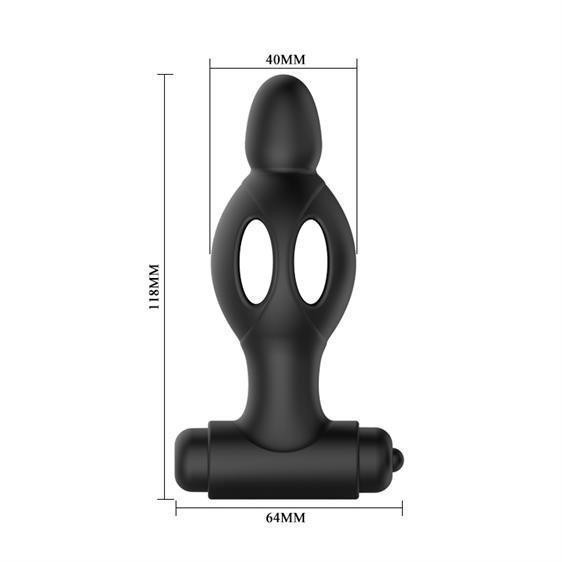 Анальна пробка - Mr.Play Silicone Vibrating Anal Plug Sex Aura Київ - фото 3