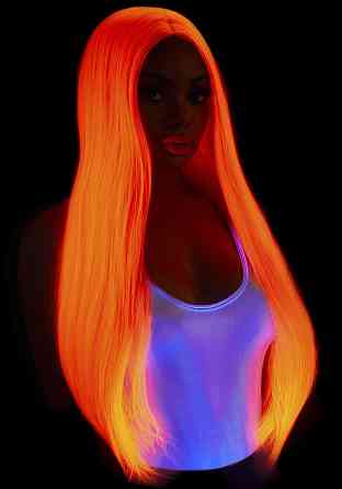 Перука Leg Avenue 33″ Long straight center part wig neon pink Sex Aura Київ