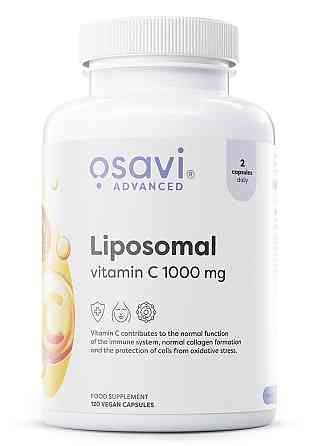 Витамин С Osavi Liposomal Vitamin C 1000 мг 120 капсул Луцк