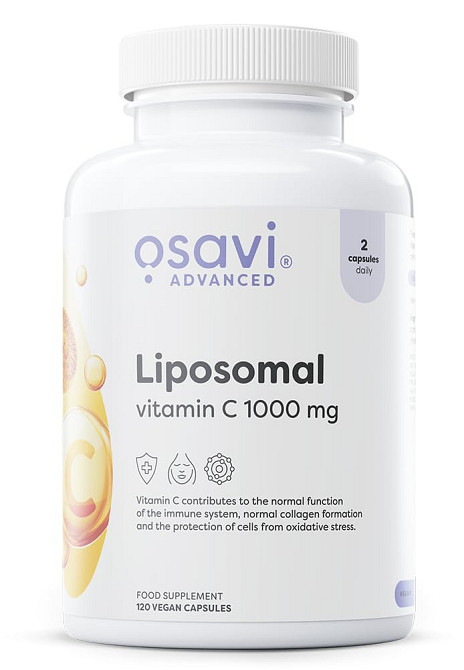 Витамин С Osavi Liposomal Vitamin C 1000 мг 120 капсул Луцк - изображение 1