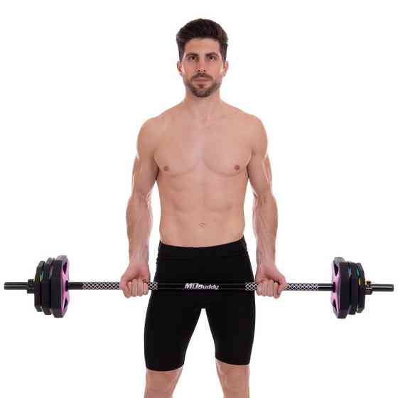 Штанга для фітнесу й аеробіки 20 кг MDbuddy 2684 довжина-1,4м 30 мм Київ