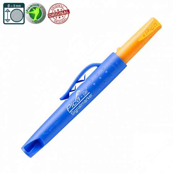 Маркер водо-термостійкий PICA GEL Signal marker жовтий 2-8 мм Одеса